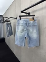 Maison Margiela Distressed Denim Sticker Shorts - 图片 2