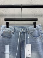 Maison Margiela Distressed Denim Sticker Shorts - 图片 3