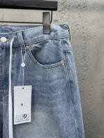 Maison Margiela Distressed Denim Sticker Shorts - 图片 5
