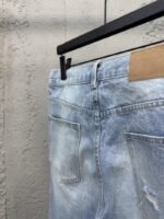 Maison Margiela Distressed Denim Sticker Shorts - 图片 9