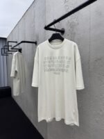 Maison Margiela Micro-Logo Stitching Decorated Short-Sleeve T-Shirt