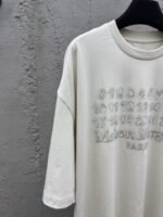 Maison Margiela Micro-Logo Stitching Decorated Short-Sleeve T-Shirt - 图片 4
