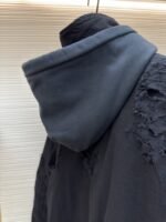 Balenciaga Heavy-Duty Distressed Washed Bomber Jacket - 图片 9