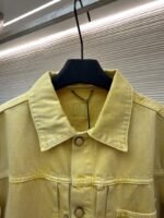 LV Dyed Embossed Denim Jacket Coat - 图片 3