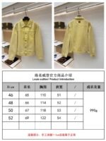 LV Dyed Embossed Denim Jacket Coat - 图片 10