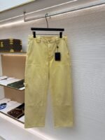LV Dyed Embossed Denim Jeans