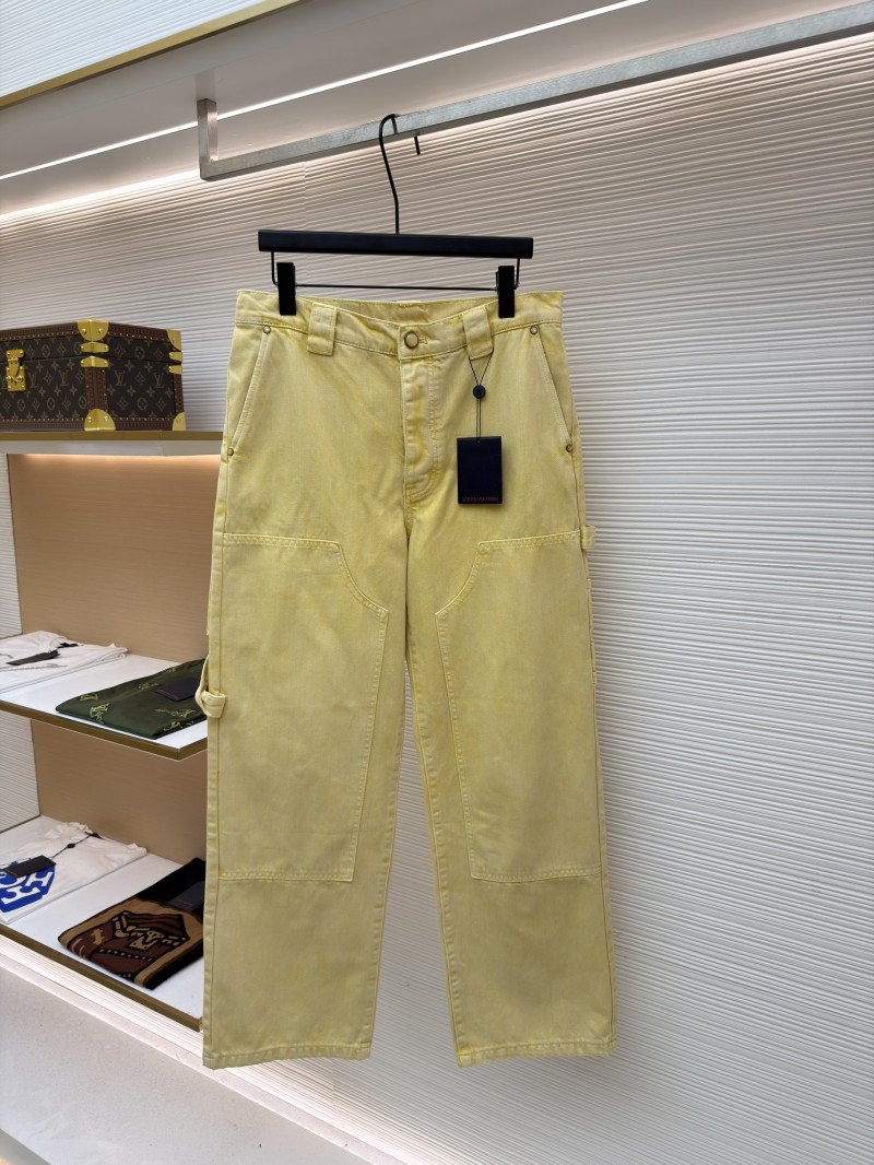 wsxc1760070851872_0.jpg LV Dyed Embossed Denim Jeans - 图片 1