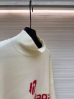 Balenciaga Ski Collection Letter Jacquard Turtleneck Sweater - 图片 8