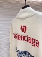 Balenciaga Ski Collection Letter Jacquard Turtleneck Sweater - 图片 9