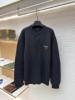 Prada Logo Jacquard Knit Sweater