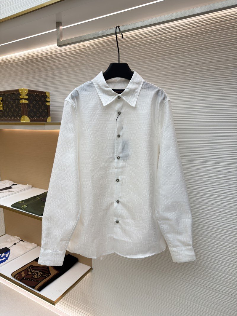 wsxc1760074100082_0.jpg LV Checkered Jacquard Long-Sleeve Shirt 1 - 图片 1