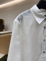 LV Checkered Jacquard Long-Sleeve Shirt 1 - 图片 4