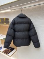 Miu Miu Full-Print Jacquard Lapel Down Jacket 2 - 图片 2