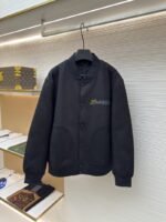 LV Wool Color Diamond Embroidered Jacket
