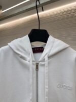 Gucci Drop-Shoulder Long-Sleeve Zipper Hooded Sweatshirt - 图片 3