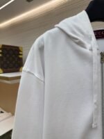 Gucci Drop-Shoulder Long-Sleeve Zipper Hooded Sweatshirt - 图片 4