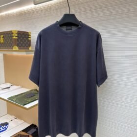Balenciaga Reversible Double-Layer Crew Neck Short Sleeve