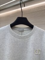 Dior Cd Letter Embroidered Crew Neck Short Sleeve 2 - 图片 3