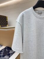 Dior Cd Letter Embroidered Crew Neck Short Sleeve 2 - 图片 4
