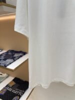 Dior Cd Letter Embroidered Crew Neck Short Sleeve 4 - 图片 6