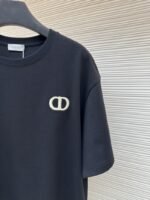 Dior Cd Letter Embroidered Crew Neck Short Sleeve 5 - 图片 5