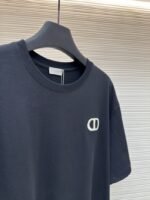 Dior Cd Letter Embroidered Crew Neck Short Sleeve 5 - 图片 8