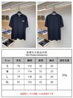 Dior Cd Letter Embroidered Crew Neck Short Sleeve 5 - 图片 10