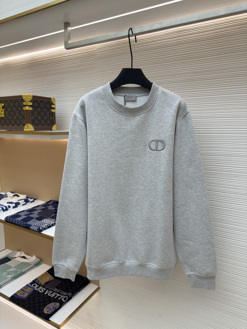 wsxc1760148537444_0.jpg Dior Logo Embroidered Long-Sleeve Sweatshirt 1 - 图片 1