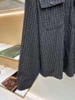 Balenciaga Logo Check Patchwork Hooded Jacket - 图片 6