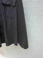 Balenciaga Logo Check Patchwork Hooded Jacket - 图片 7