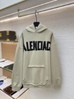 Balenciaga Tape Letter Print Hoodie