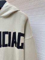 Balenciaga Tape Letter Print Hoodie - 图片 5