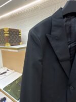 LV Blason Jacquard Single-Breasted Solid Suit - 图片 4