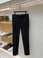 LV Blason Jacquard Solid-Color Trousers