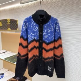 LV Wavy Snowflake Knit Cashmere Sweater