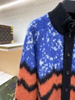 LV Wavy Snowflake Knit Cashmere Sweater - 图片 4