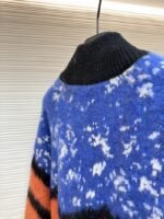 LV Wavy Snowflake Knit Cashmere Sweater - 图片 9