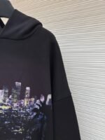 Balenciaga City Nightscape Print Hooded Sweatshirt 2 - 图片 5