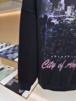 Balenciaga City Nightscape Print Hooded Sweatshirt 2 - 图片 6