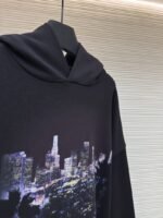 Balenciaga City Nightscape Print Hooded Sweatshirt 2 - 图片 8