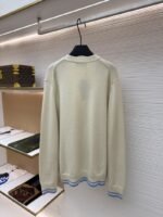 Dior Letter Embroidered Cardigan Sweater - 图片 2