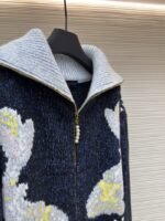 LV Zipper Knit Waist-cinching Jacket - 图片 10