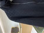 LV Embossed Suede Stand Collar Zipper Long Sleeve Leather Jacket 2 - 图片 4