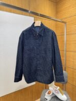 Fendi Blue FF Jacquard Denim Jacket