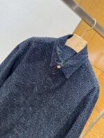 Fendi Blue FF Jacquard Denim Jacket - 图片 3