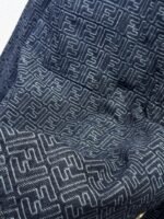 Fendi Blue FF Jacquard Denim Jacket - 图片 5