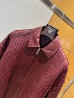 Bottega Veneta Woven Leather Jacket Coat - 图片 2