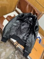 Bottega Veneta Long Woven Leather Jacket Coat - 图片 8