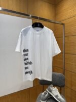 Bottega Veneta Letter Print Crew Neck Short-Sleeve T-Shirt
