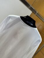 Miu Miu Color-Block Patchwork Embroidered Long-Sleeve T-Shirt - 图片 7